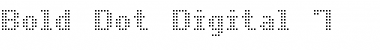Download Bold Dot Digital-7 Regular Font Title Preview
