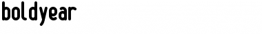 Download boldyear Bold Font Title Preview