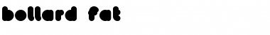 Download Bollard Fat Font Title Preview