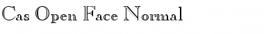 Download Cas-Open-Face Normal Font Title Preview