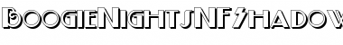 Download Boogie Nights NF Shadow Font Title Preview