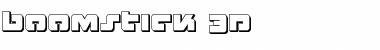 Download Boomstick 3D Regular Font Title Preview