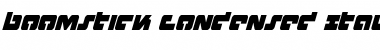 Download Boomstick Condensed Italic Condensed Italic Font Title Preview