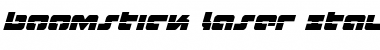 Download Boomstick Laser Italic Italic Font Title Preview