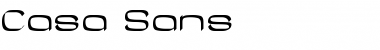 Download Casa Sans Regular Font Title Preview