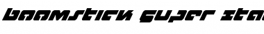 Download Boomstick Super-Italic Italic Font Title Preview