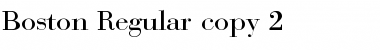 Download Boston Regular Font Title Preview