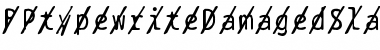 Download BPtypewriteDamagedSlashed Regular Font Title Preview