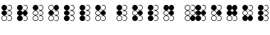 Download braille bold Regular Font Title Preview