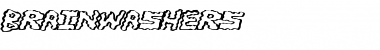Download BrainWashers Regular Font Title Preview