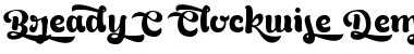 Download Bready C-Clockwise Demo Regular Font Title Preview