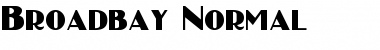 Download Broadbay Normal Font Title Preview