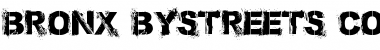 Download Bronx Bystreets Regular Font Title Preview