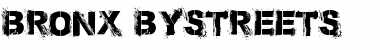 Download Bronx Bystreets Regular Font Title Preview