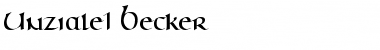 Download Unziale1 Becker Normal Font