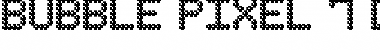 Download Bubble Pixel-7 Dark Regular Font Title Preview
