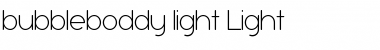 Download bubbleboddy light Light Font Title Preview