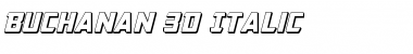 Download Buchanan 3D Italic Italic Font Title Preview