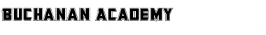 Download Buchanan Academy Regular Font Title Preview