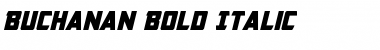 Download Buchanan Bold Italic Bold Italic Font Title Preview