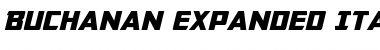 Download Buchanan Expanded Italic Expanded Italic Font Title Preview
