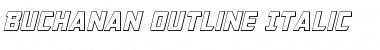 Download Buchanan Outline Italic Outline Italic Font Title Preview