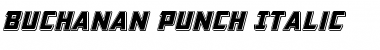 Download Buchanan Punch Italic Italic Font Title Preview