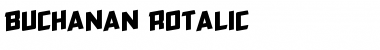 Download Buchanan Rotalic Italic Font Title Preview