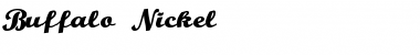 Download Buffalo Nickel Regular Font Title Preview
