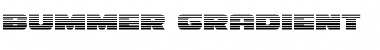 Download Bummer Gradient Regular Font Title Preview