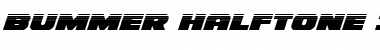 Download Bummer Halftone Italic Italic Font Title Preview