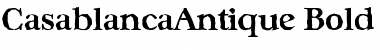 Download CasablancaAntique Bold Font Title Preview