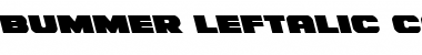 Download Bummer Leftalic Italic Font Title Preview