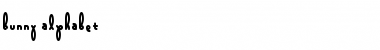Download Bunny Alphabet Font Title Preview
