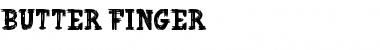 Download Butter Finger Regular Font Title Preview