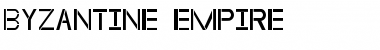 Download Byzantine Empire Regular Font Title Preview