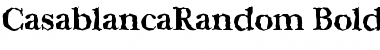 Download CasablancaRandom Bold Font Title Preview