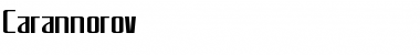 Download Carannorov Regular Font Title Preview