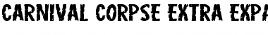 Download Carnival Corpse Extra-Expanded Expanded Font Title Preview