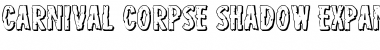 Download Carnival Corpse Shadow Shadow Expanded Font Title Preview
