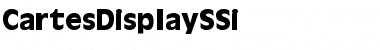 Download CartesDisplaySSi Regular Font Title Preview