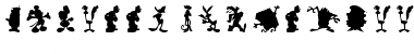 Download Cartoon Silhouettes Regular Font Title Preview