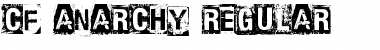 Download CF Anarchy Regular Font Title Preview