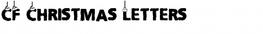 Download CF Christmas Letters Regular Font Title Preview