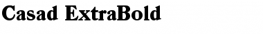 Download Casad-ExtraBold Regular Font Title Preview