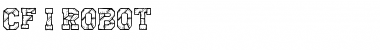 Download CF I Robot Regular Font Title Preview