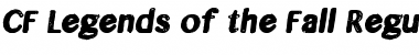 Download CF Legends of the Fall Regular Font Title Preview