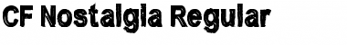 Download CF Nostalgia Regular Font Title Preview