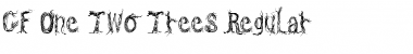 Download CF One Two Trees Regular Font Title Preview