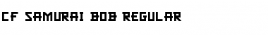 Download CF Samurai Bob Regular Font Title Preview